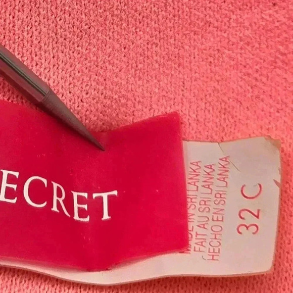 Victoria's Secret Pink Padded Strapless Bikini S Top Swimwear Small 32C - Picture 3 of 3